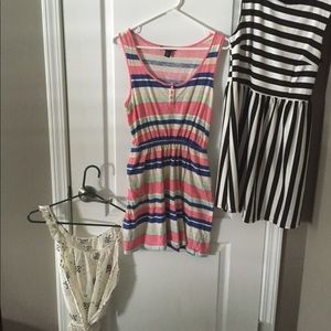 SOLD forever 21 two dresses and one top lot of 3